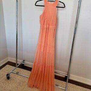 Veronica Beard Peach Maxi Dress – Broken Zipper